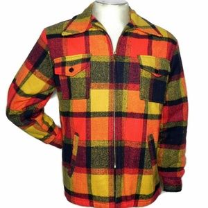 Vintage 70s Mens M Heavy Wool Blend Jacket Primary